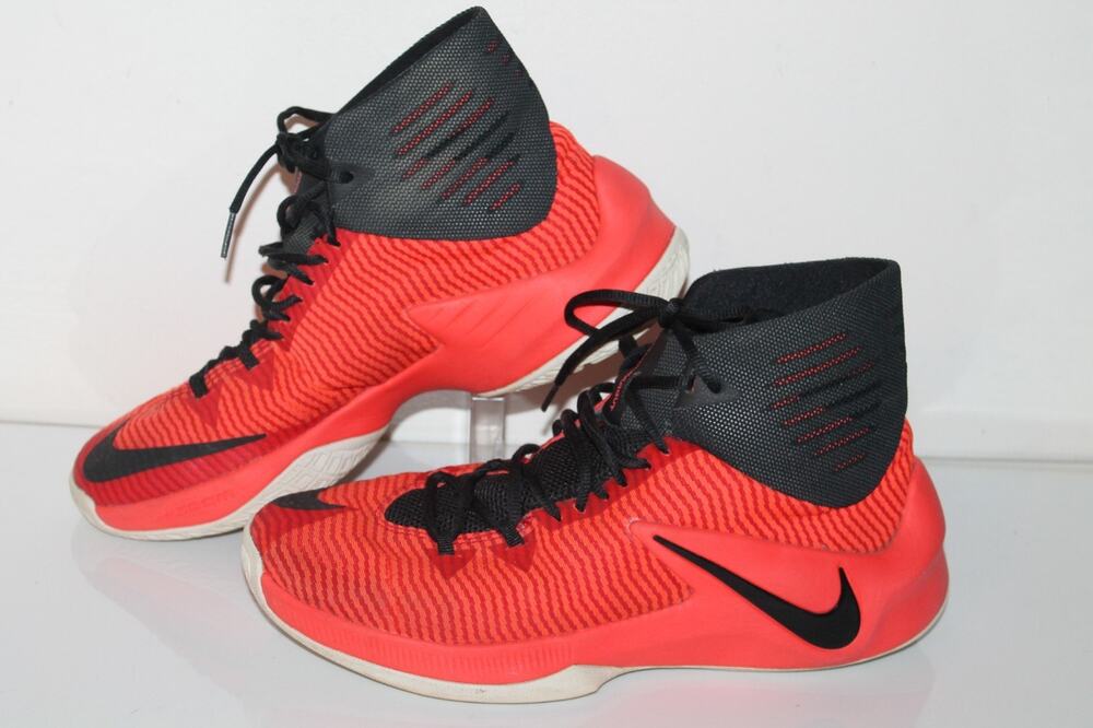 Nike Zoom Clearout Basketball Shoes, 844370-606, University Red, Mens Size 10